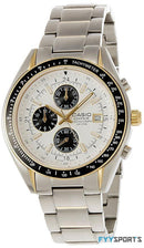 Chronograph Steel Gold Dial Men's