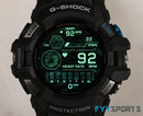 GSW - SQ 1200 Black Blue Digital Men's Watch