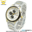 Chronograph Steel Gold Dial Men's