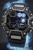 Black Resin Strap Bluetooth Calling  Men's Watch GA1000-1A4 )